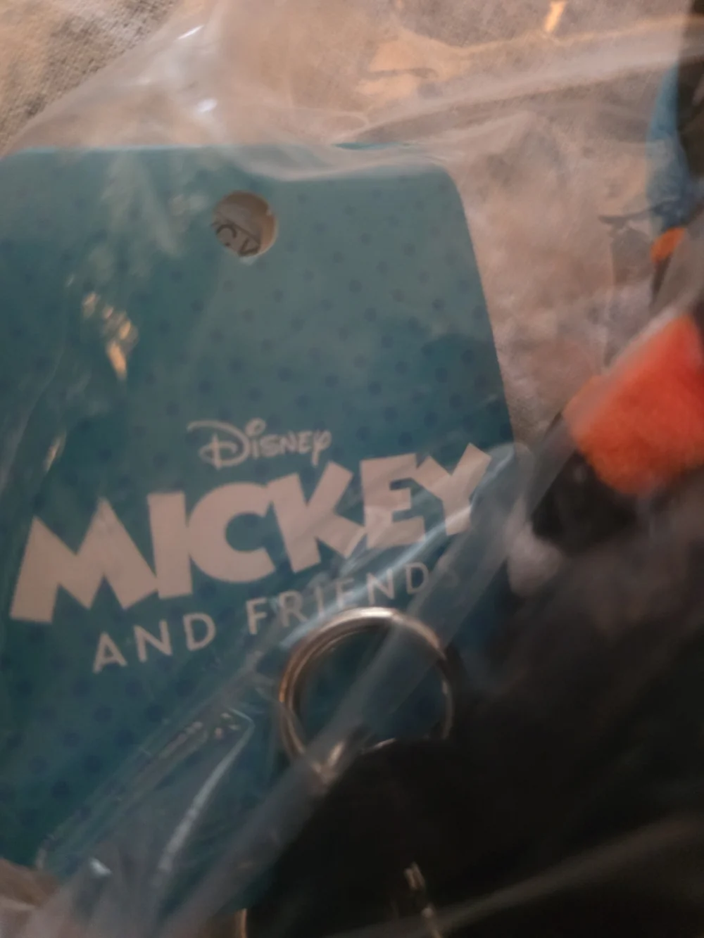 Disney Mickey Mouse Plush Toy in Blue & Red NWT